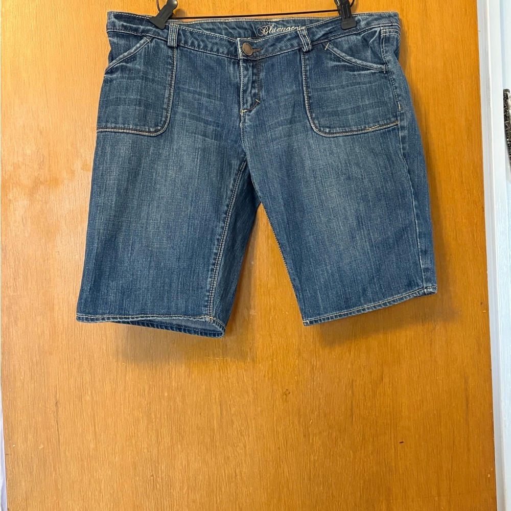 Bluenotes Dark Wash Denim Bermuda Shorts